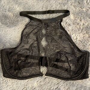 Victoria’s Secret Black Sheer Lace Bra